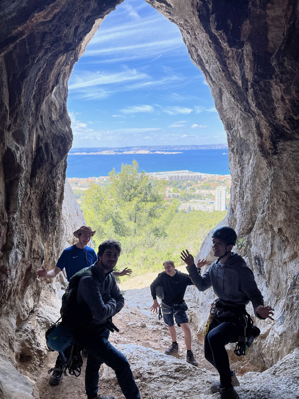 The cave that gives the Grotte sector its name.